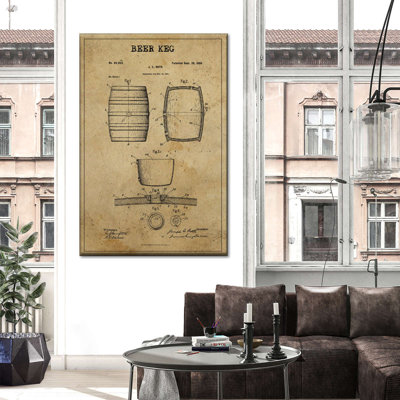 " Beer Keg Patent " by Patent Hunter