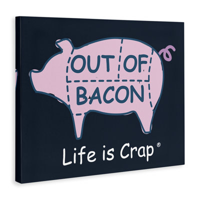 Drôle de bacon sur toile par LIC