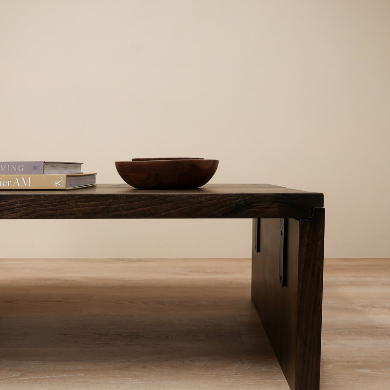Branda Solid Wood Single Coffee Table, 16" H x 36" L x 16" W, Oak