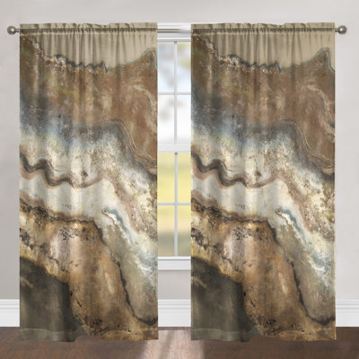 Lava Flow Blackout Curtain Single Panel