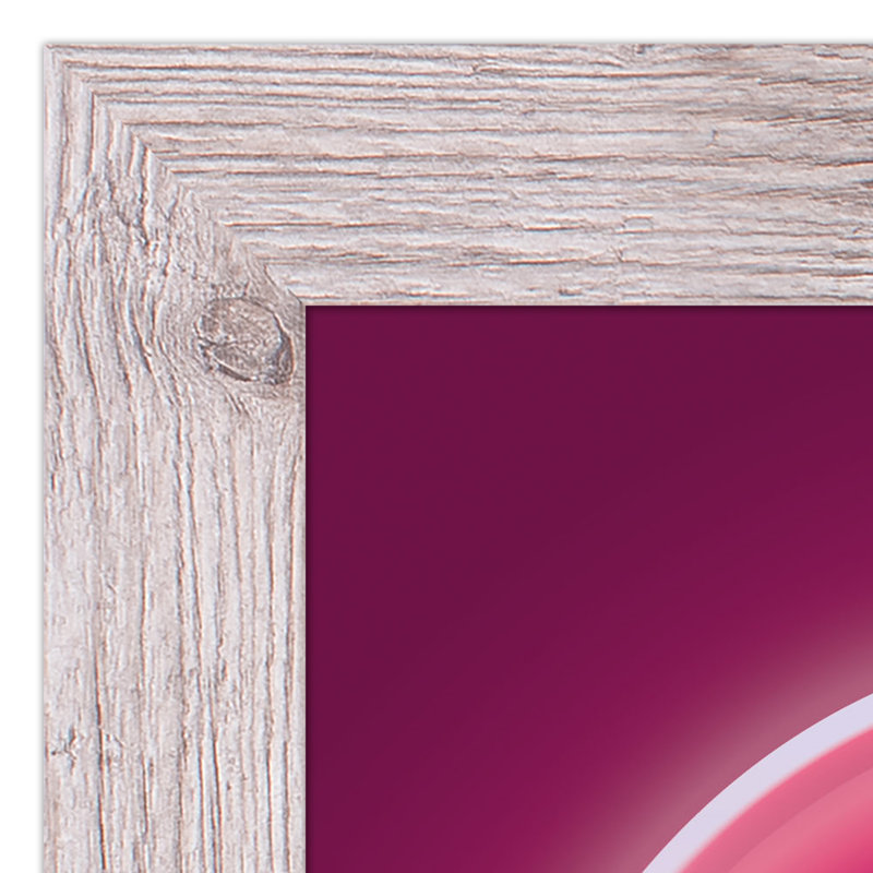 «Stay Neon», reproduction encadrée rose, H 20 po x l 16 po x P 0,75 po