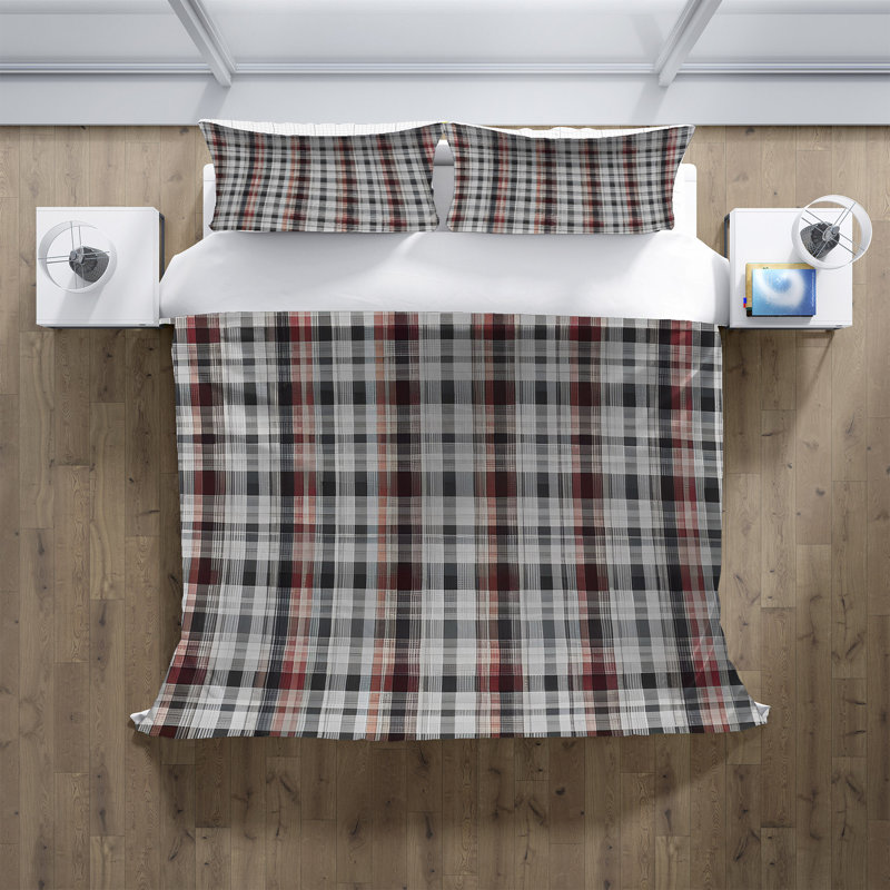 Ensemble de housse de couette , Housse de couette simple + 1 taie décorative pour