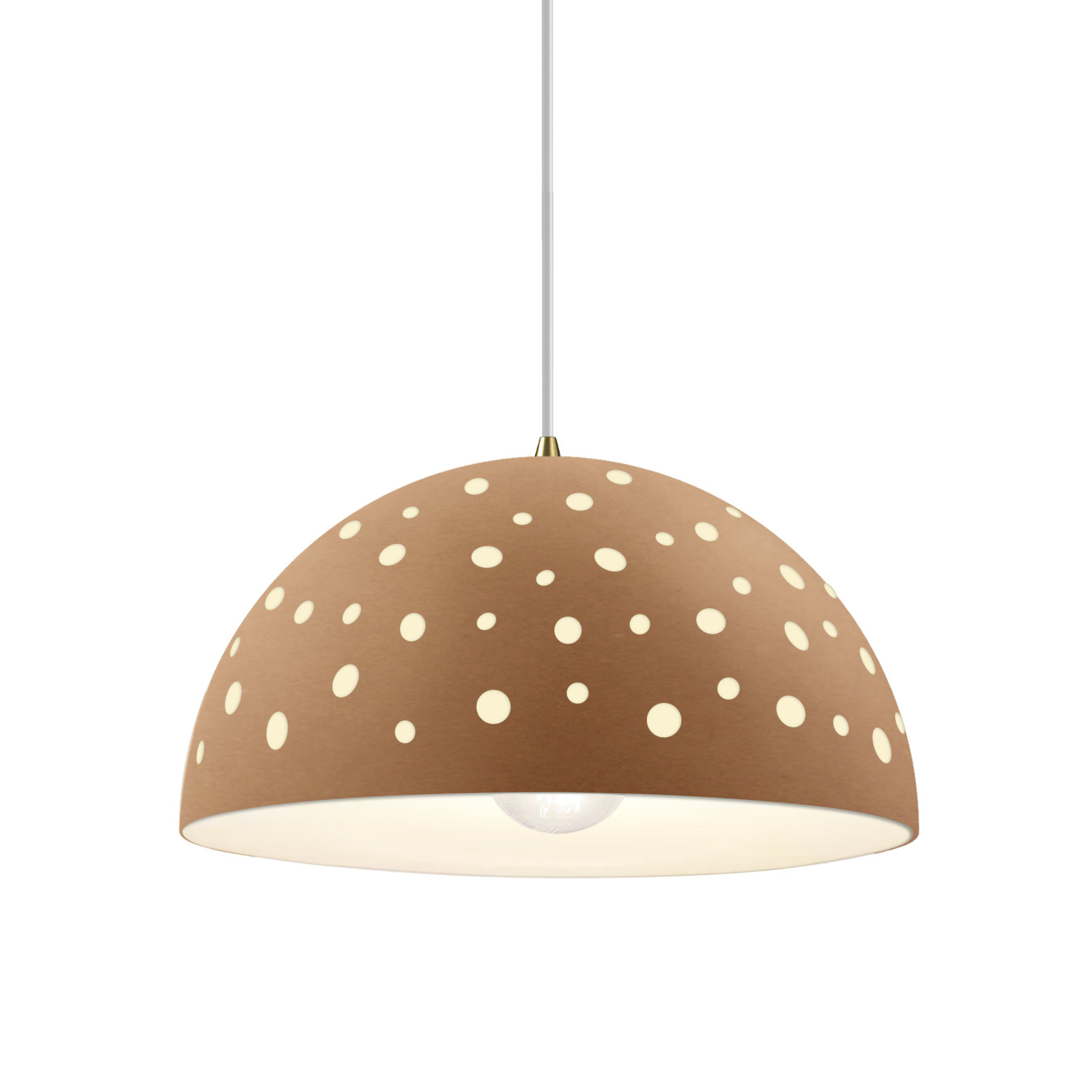 Leni Dimmable Cone Single Light Pendant, Matte Black, Midnight Sky