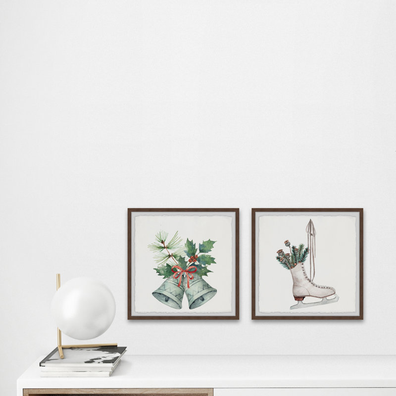 Season Of Cheer Diptych, H 24 po x l 24 po x P 1,5 po