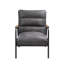 Fauteuil d'appoint gris Nignu