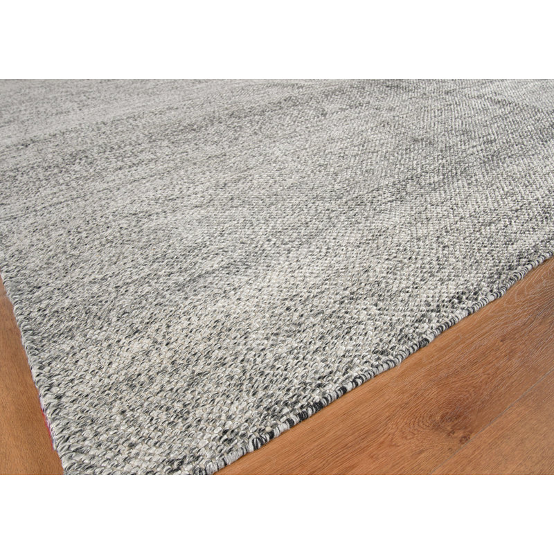 Hand Loomed Area Rug in Black