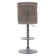 Palmer Swivel Upholstered Adjustable Height Counter Stool