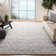 Laureldale Hand Woven Wool/Cotton Abstract Rug in Denim/Beige