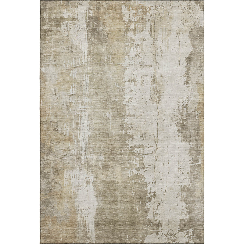 Premium Machine Washable Baford AMF1649 Abstract Rug, Rectangle 8' x 10'