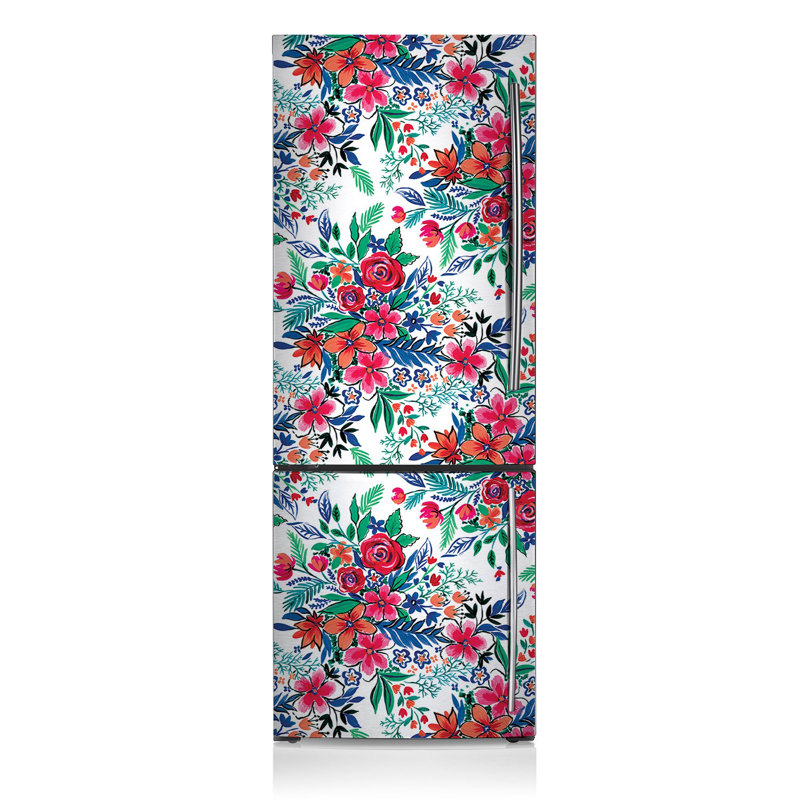 Plants & Flowers Door Decal, 190'' H x 70'' W