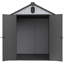6*8Ft Resin Plastic Storage Shed For Backyard Garden Big Spire Tool Storage