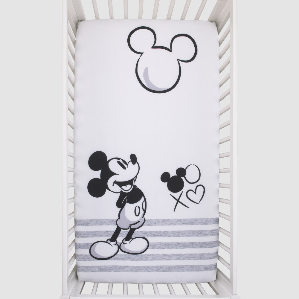 Mickey mouse on sale fitted crib sheet