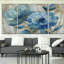 Blue duo-reproduction d’art sur toile-38029052