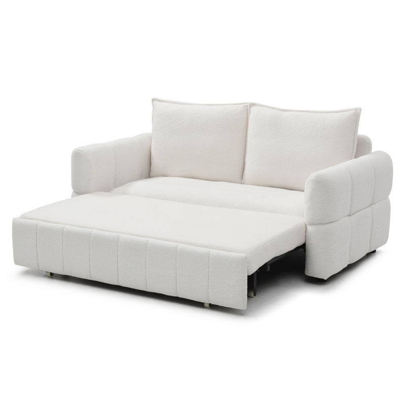 Canapé-lit gigogne 3-en-1 Roelke, Beige