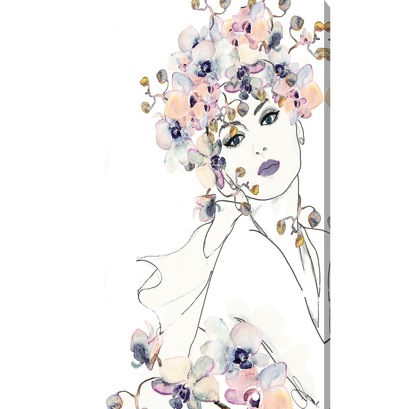 «In Bloom 2», reproduction d'impression sur toile encadrée, H 48 po x l 28 po x P 1,5 po, Toile tendue