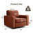 36.2" Wide Upholstered Swivel Accent Armchair-316099369