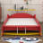 Full Size Race Car Bed For Kids, Wood Car-Shaped Platform Bed With Storage Shelves, Car Bed With Wheels  -131266945