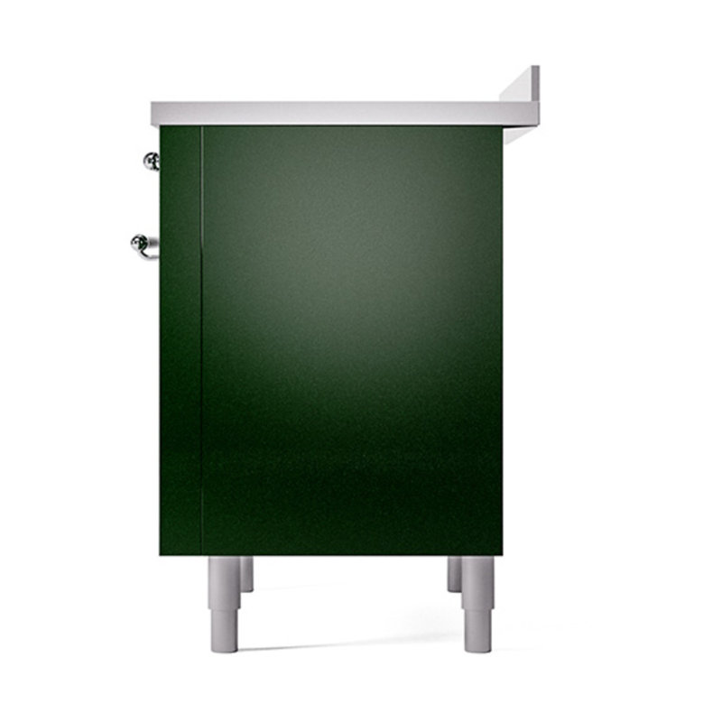 ILVE Nostalgie II Noblesse 36 in Induction Range, Emerald Green/Chrome