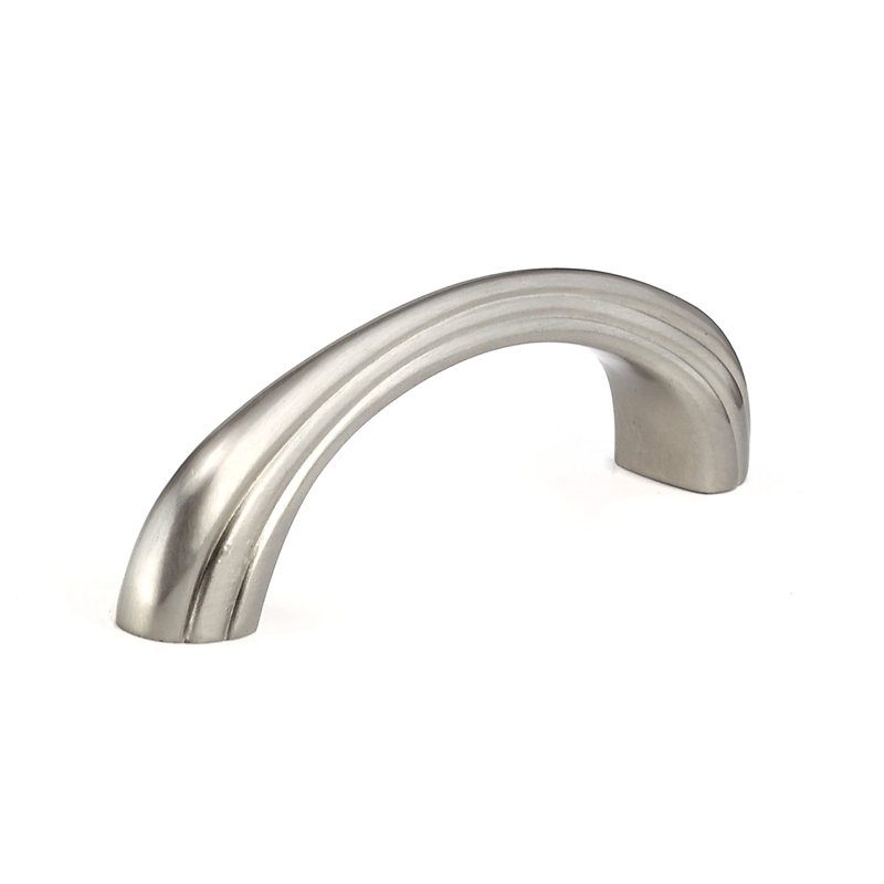 Poignée arche en métal 3 25/32 po Expression Traditional, Nickel brossé