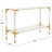 Funnell 47'' Glass Top Console Table-66292953