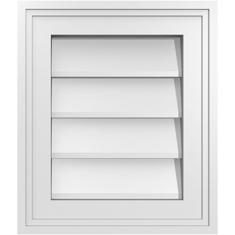 Cadre en brique, brun clair apprêté, H 14 po x l 12 po x P 1,5 po