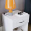 Maybery 1 Drawer Bedside Table-257358840
