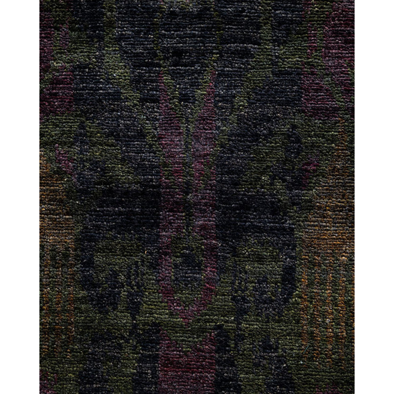 Tapis unique en laine 6 pi x 9 pi 2 po Nonni
