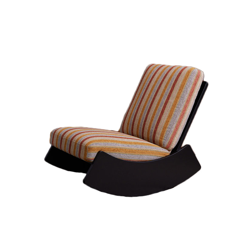 Chaise berçante en bois massif