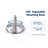 White Standard Soft Close PP Toilet Seat, Quick-Release, Fits Most Standard Toilet Bowls