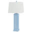 Tabetha - Lampe de table 32 "avec USB - ensemble de 2 - finition bleue-101990754