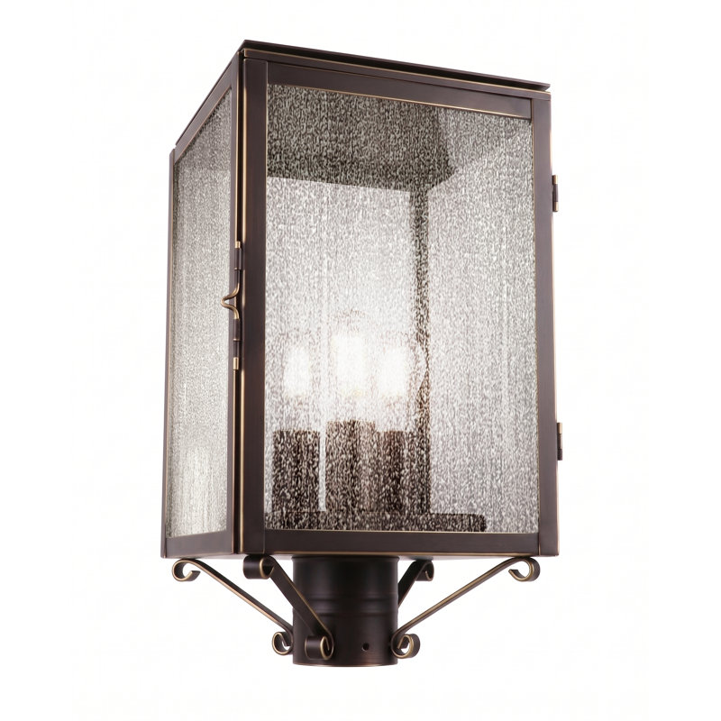 Laiton Traditions - Westbrook - 3 lumières - 18 pouces - Bronze - Laiton massif - Lampadaire, Seedy, Bronze