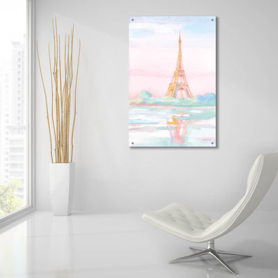 «Pastel Paris 5 C» par Danhui Nai, art mural en verre acrylique