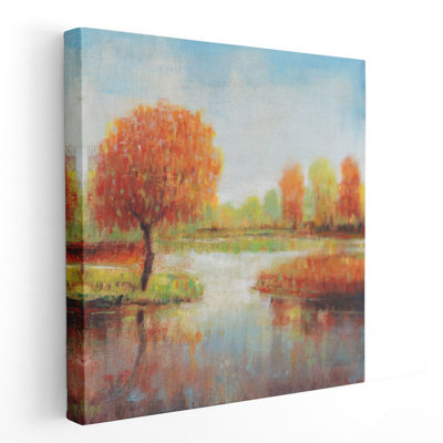 Lake Reflections I - reproduction d'art sur toile