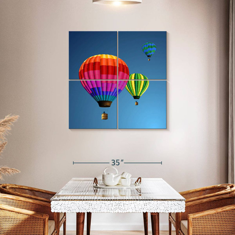 Montgolfières Mehar Blue Sky, H 38 po x l 38 po