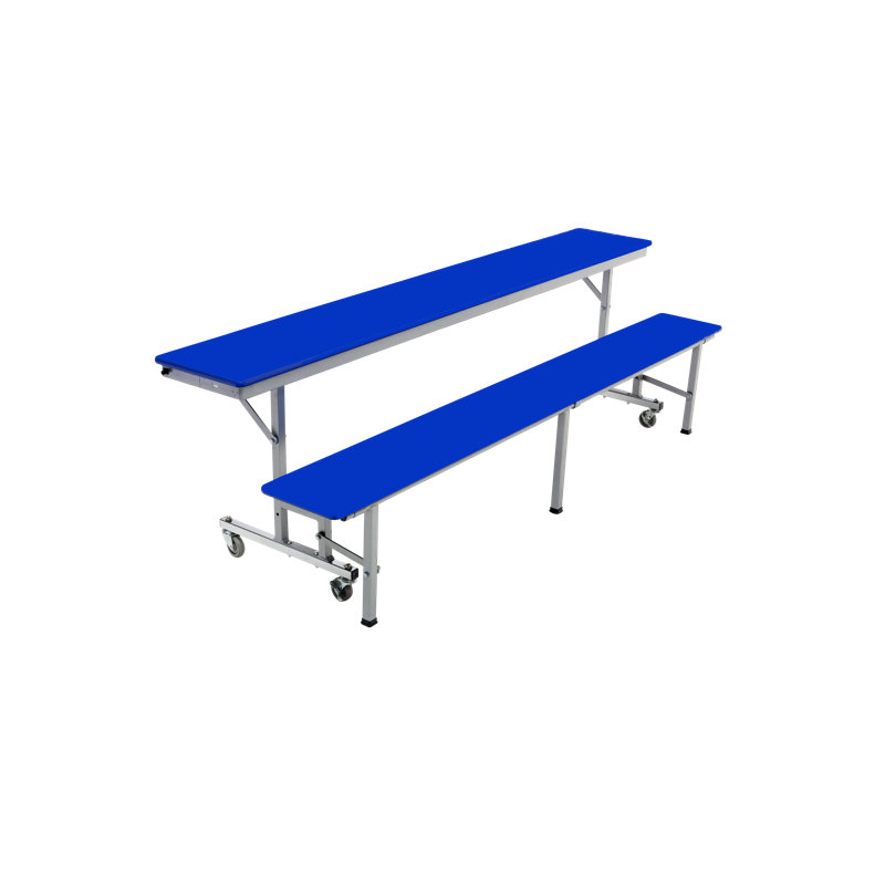 AmTab Manufacturing Corporation Rectangle Bench Cafeteria Table, 29" H x 96" W