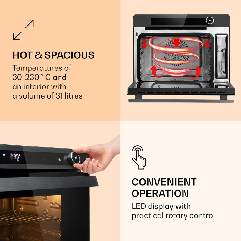 Klarstein Vaporchef Air Fryer Toaster Oven