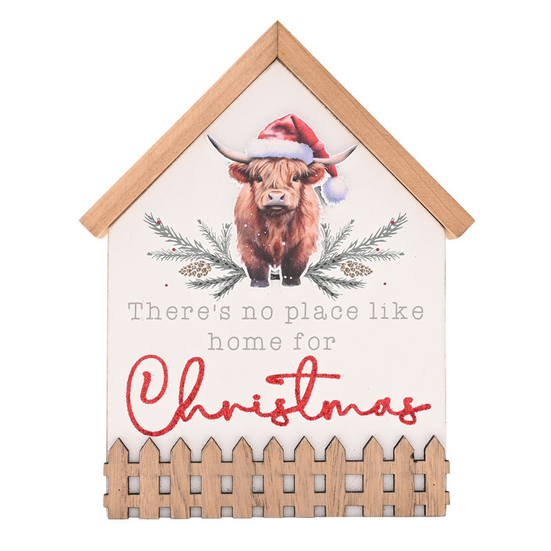 Highland Cow House Plaque