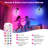 Wireless RGB Wall Sconce With Remote Control