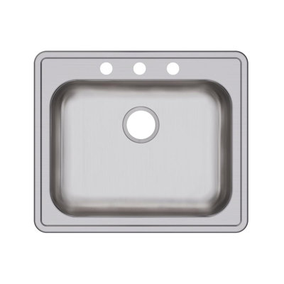 Évier de cuisine à chute l 25 po x l 21 po Dayton