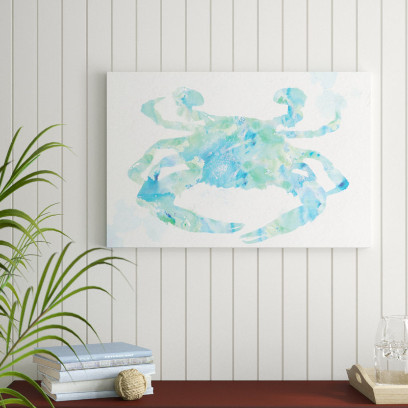 Crab Coastal - Impression sur toile tendue