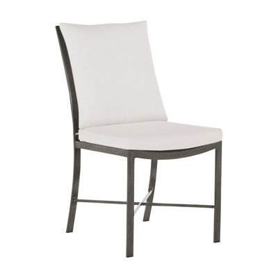 Monaco Aluminum Side Chair - Slate Gray