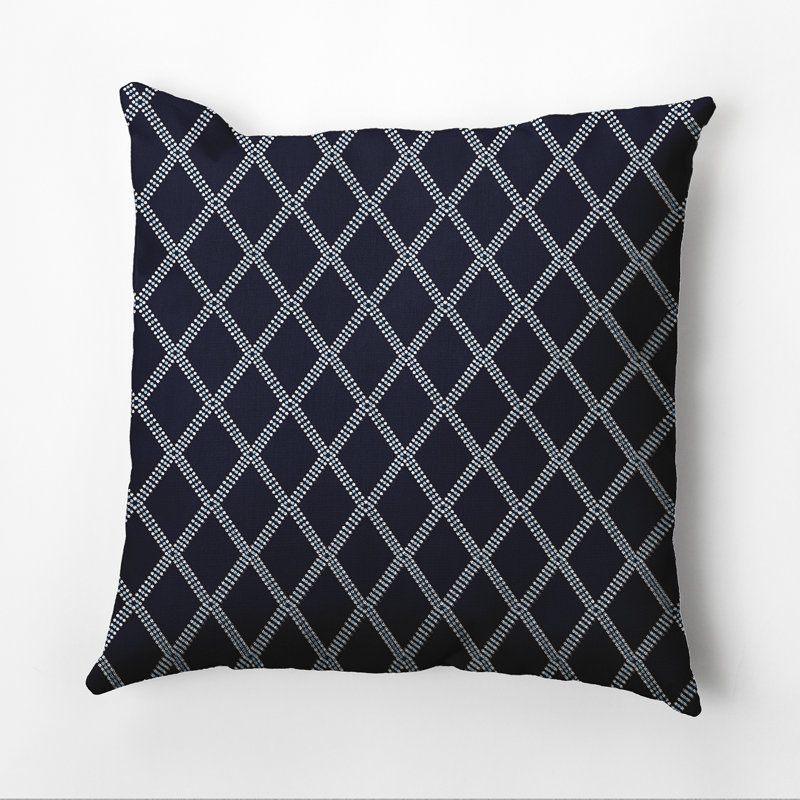Square Pillow Cover & Insert, 26" x 26" , Navy Blue
