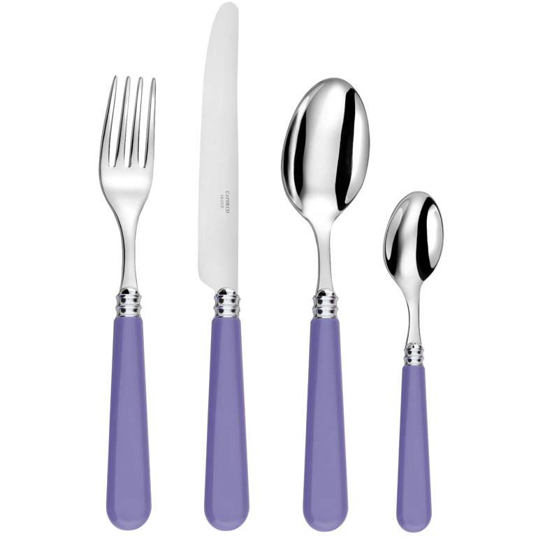 Altea 24 Piece Cutlery Set, Service for 6, Purple
