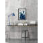Peinture bleue dispersée - peinture encadrée-1540527779