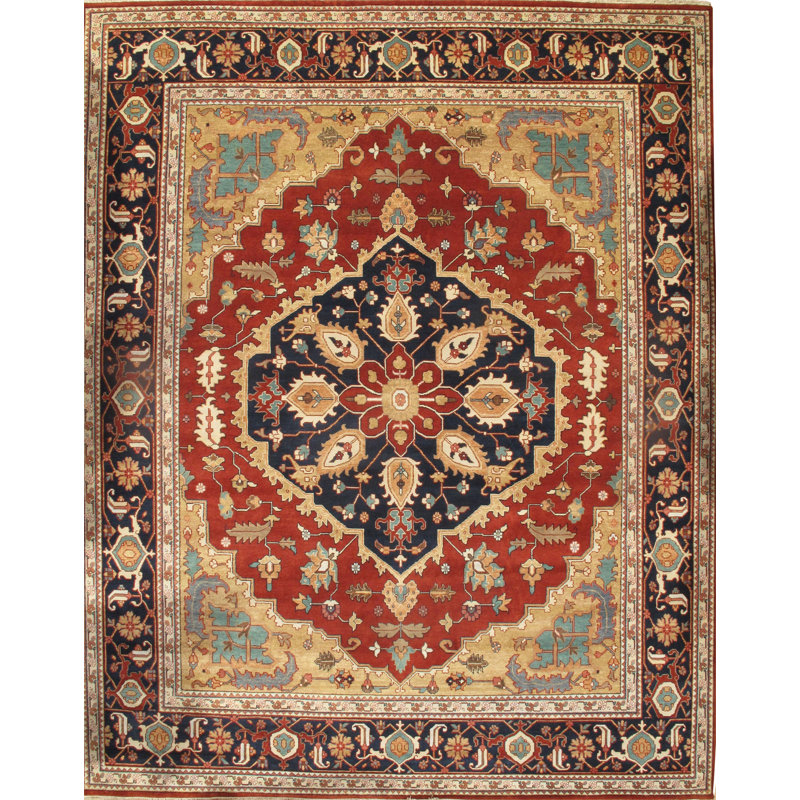 Indian Wool Oriental Area Rug