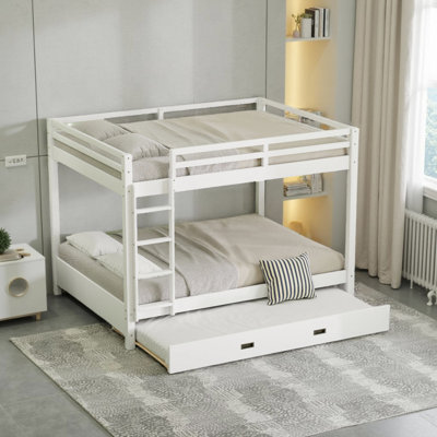 Queen Size Bunk Bed With Trundle
