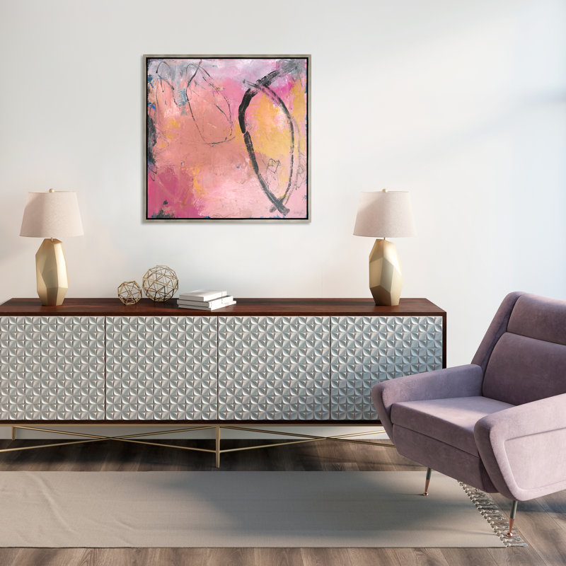 «It's What Comes Ensuite» par Susie Zol, Couche de verre, H 31,75 po x l 31,75 po