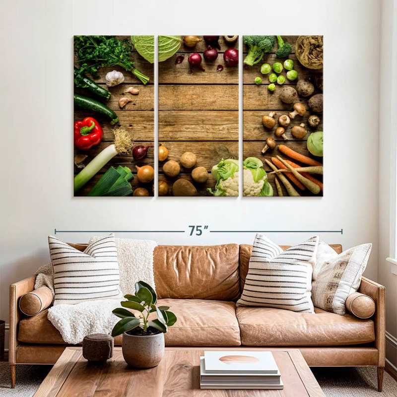 Yarlin Vegetable Feast, 42" H x 65" W