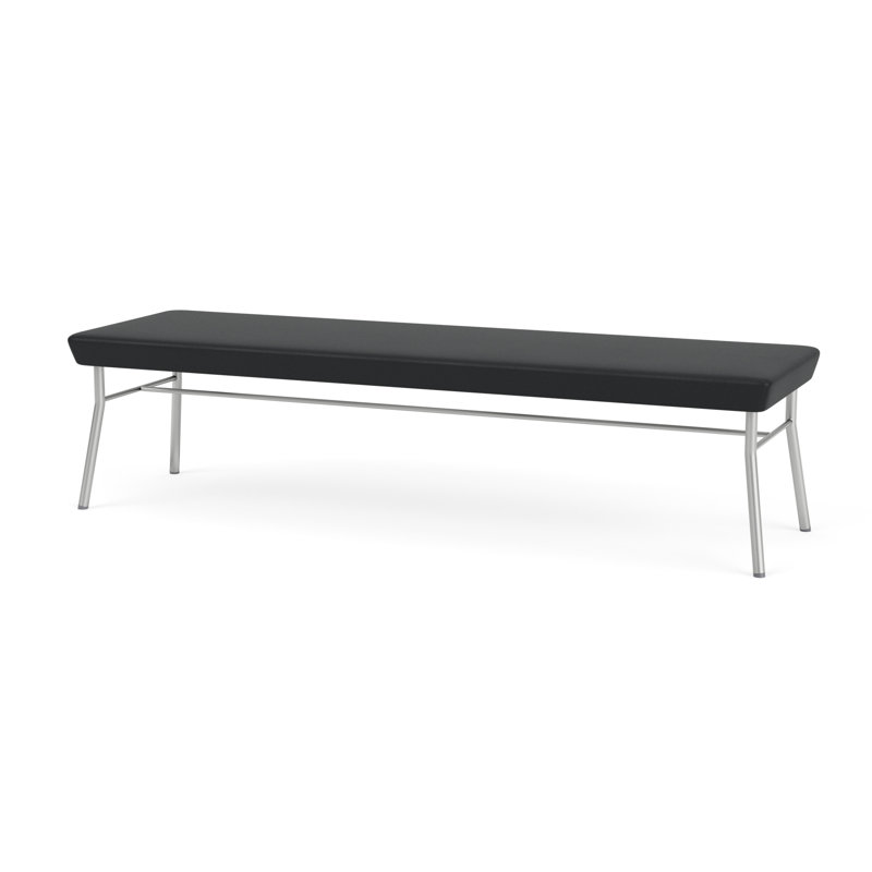 Banc en métal 3 places Chat, Argent, Modena graphite