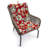 21" x 38" Outdoor Chair Cushion with Ties and Loop-1937298122
